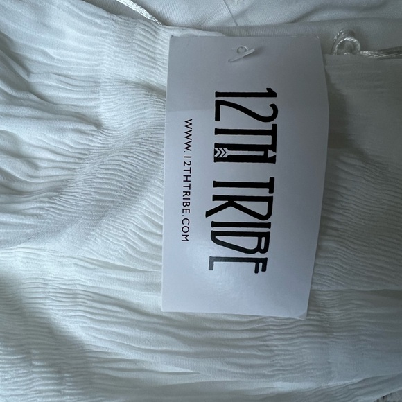 12th Tribe White Open Back Dress - Picture 6 of 6